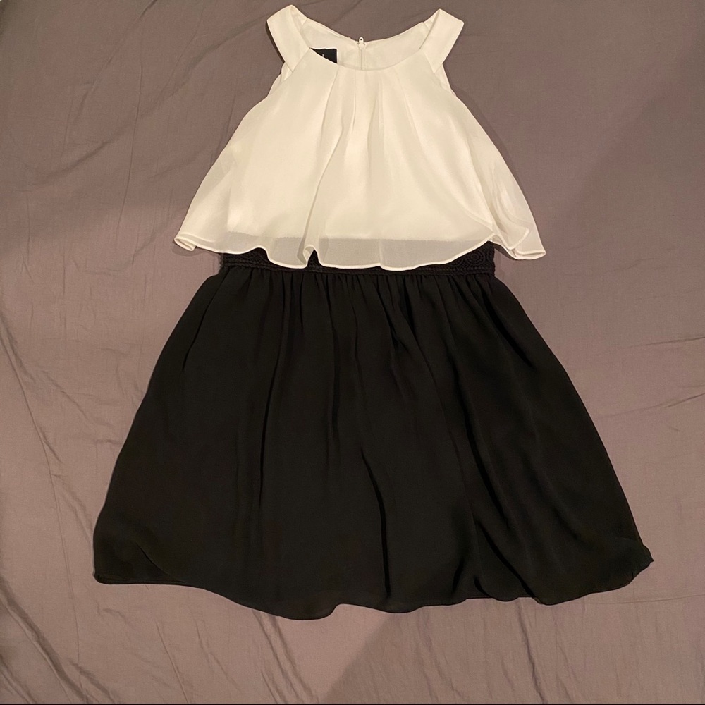 Black and white dress